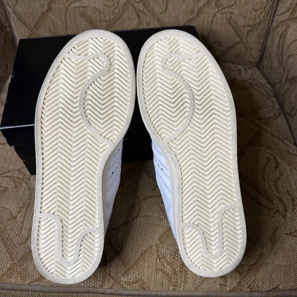 adidas Superstar II Muhammad Ali Cloud White Core Black Gold KJ4278 Men Size 10